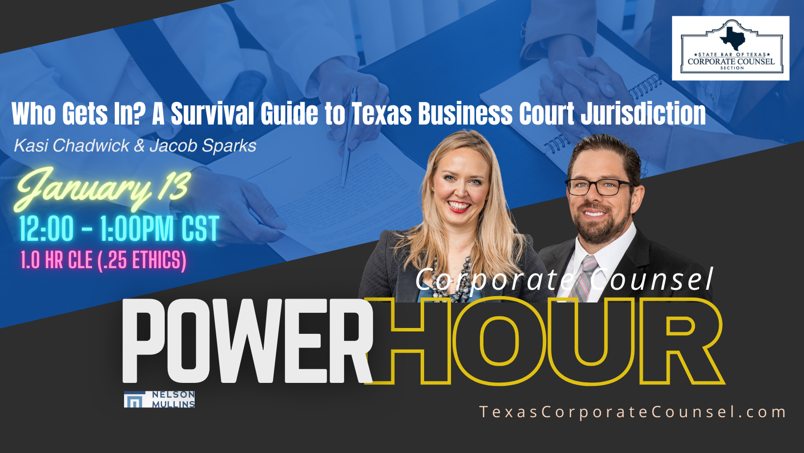 Corporate Counsel Section of the State Bar of Texas - Corporate Counsel  Events